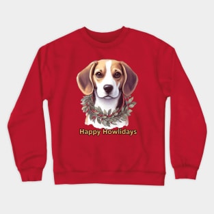 Happy Howlidays Beagle Crewneck Sweatshirt